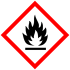Flammable Hazard Warning Label